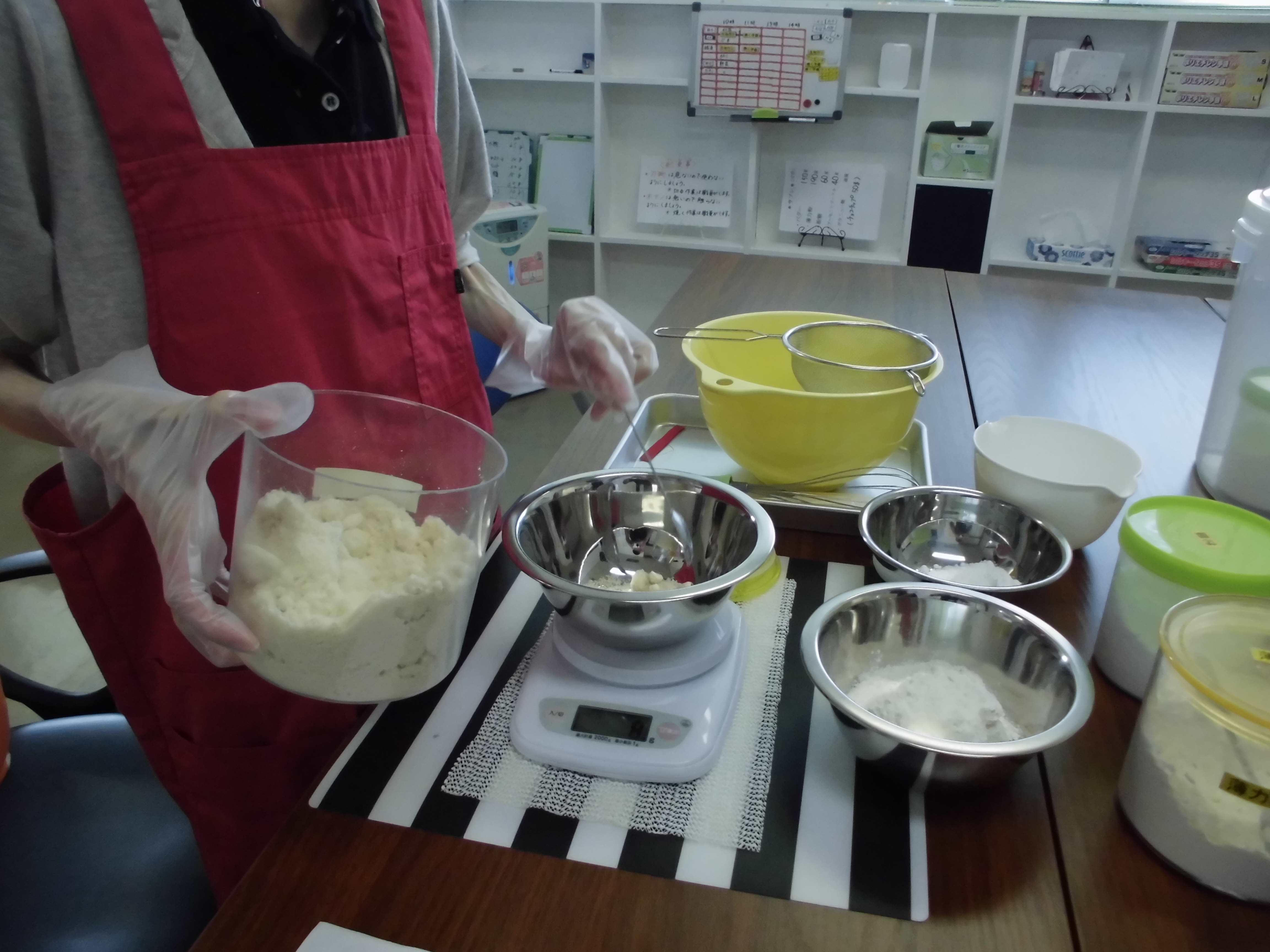 クッキー作り画像