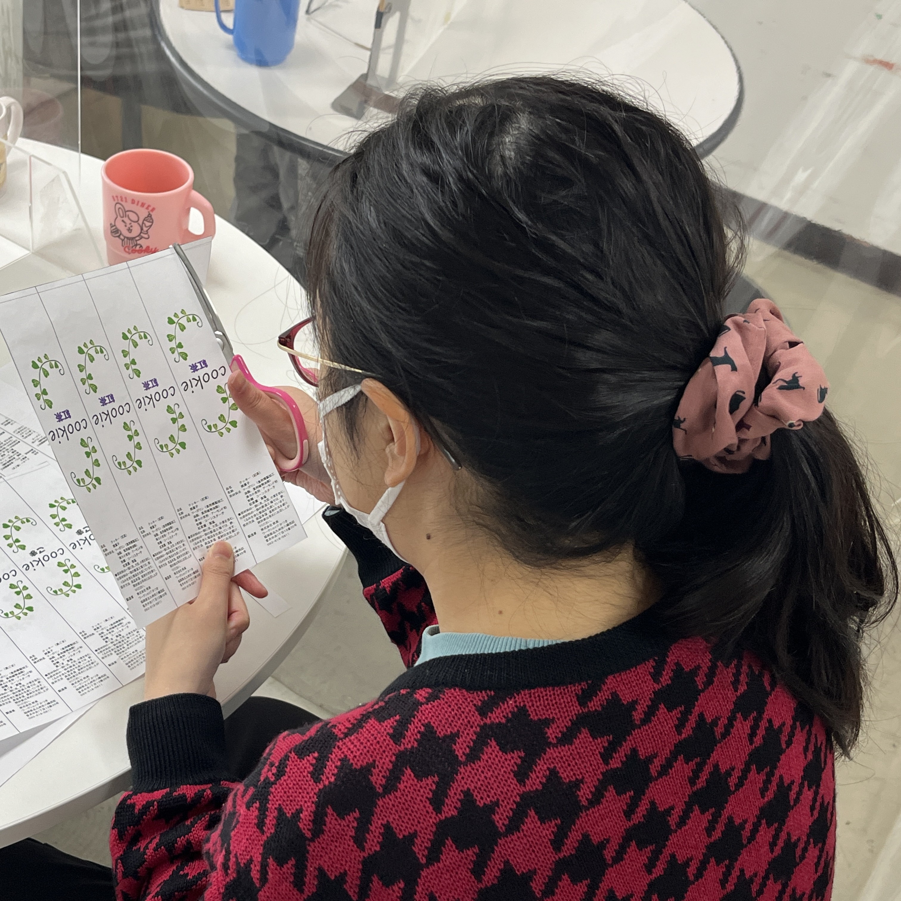 ラッピング資材作り画像